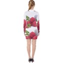 Fruit Healthy Vitamin Vegan V-neck Bodycon Long Sleeve Dress View2