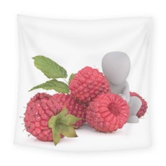 Fruit Healthy Vitamin Vegan Square Tapestry (large) by BangZart