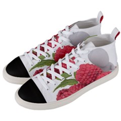 Fruit Healthy Vitamin Vegan Men s Mid-top Canvas Sneakers