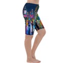 Abstract Vibrant Colour Cityscape Cropped Leggings  View3