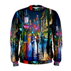 Abstract Vibrant Colour Cityscape Men s Sweatshirt