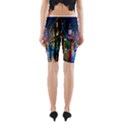 Abstract Vibrant Colour Cityscape Yoga Cropped Leggings View2