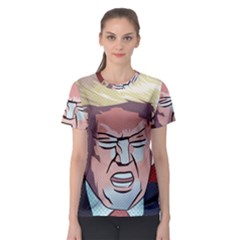 Donald Trump Pop Art President Usa Women s Sport Mesh Tee