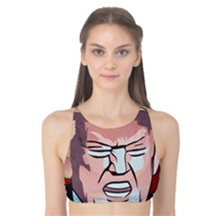 Donald Trump Pop Art President Usa Tank Bikini Top