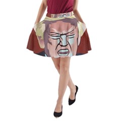 Donald Trump Pop Art President Usa A-line Pocket Skirt by BangZart