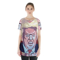 Donald Trump Pop Art President Usa Skirt Hem Sports Top