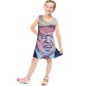 Donald Trump Pop Art President Usa Kids  Tunic Dress View1