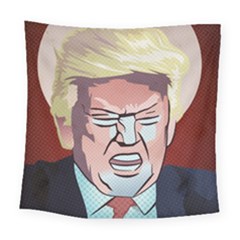 Donald Trump Pop Art President Usa Square Tapestry (large) by BangZart