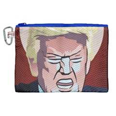 Donald Trump Pop Art President Usa Canvas Cosmetic Bag (xl)