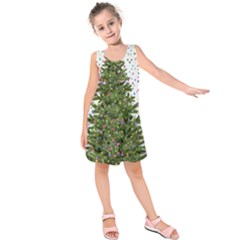 New Year S Eve New Year S Day Kids  Sleeveless Dress by BangZart