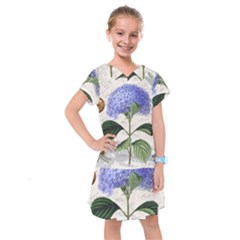 Vintage Shabby Chic Dragonflies Kids  Drop Waist Dress