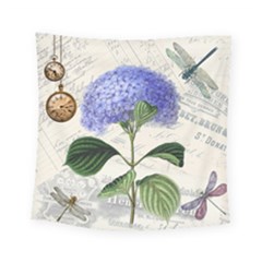 Vintage Shabby Chic Dragonflies Square Tapestry (small) by BangZart