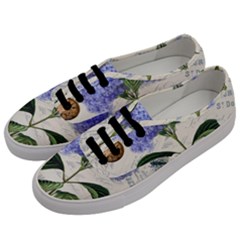 Vintage Shabby Chic Dragonflies Men s Classic Low Top Sneakers