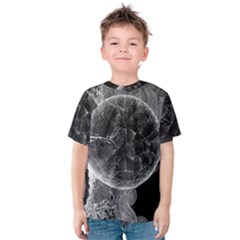 Space Universe Earth Rocket Kids  Cotton Tee