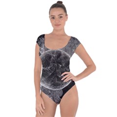 Space Universe Earth Rocket Short Sleeve Leotard 