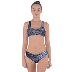 Feather Bird Bird Feather Nature Criss Cross Bikini Set