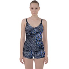 Feather Bird Bird Feather Nature Tie Front Two Piece Tankini