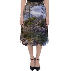 Hintersee Ramsau Berchtesgaden Folding Skater Skirt