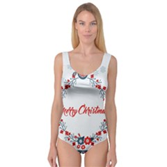 Merry Christmas Christmas Greeting Princess Tank Leotard  by BangZart