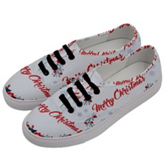 Merry Christmas Christmas Greeting Men s Classic Low Top Sneakers by BangZart