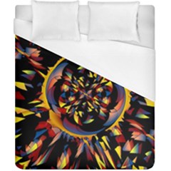 Spiky Abstract Duvet Cover (california King Size) by linceazul