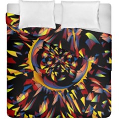 Spiky Abstract Duvet Cover Double Side (king Size) by linceazul