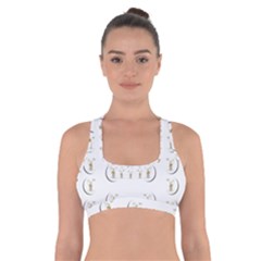 Angels Under The  Sun And Peace Doves Cross Back Sports Bra by pepitasart