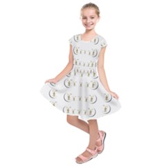 Angels Under The  Sun And Peace Doves Kids  Short Sleeve Dress by pepitasart