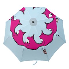 Fish Swarm Meeresbewohner Creature Folding Umbrellas by BangZart