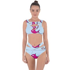 Fish Swarm Meeresbewohner Creature Bandaged Up Bikini Set  by BangZart