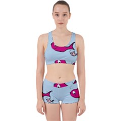 Fish Swarm Meeresbewohner Creature Work It Out Sports Bra Set