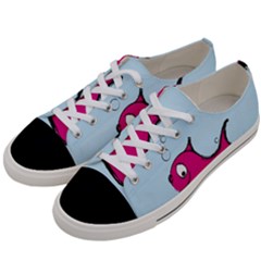 Fish Swarm Meeresbewohner Creature Women s Low Top Canvas Sneakers