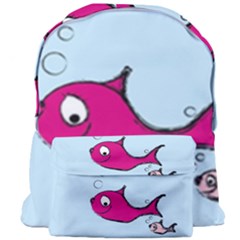 Fish Swarm Meeresbewohner Creature Giant Full Print Backpack