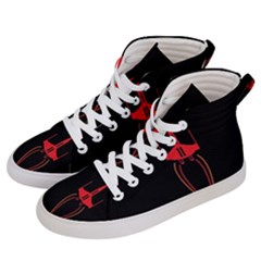 Ship Space Spaceship Women s Hi-top Skate Sneakers