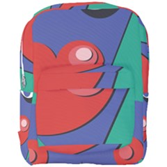 Clipart Portrait Illustration Full Print Backpack by BangZart