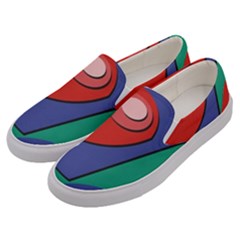 Clipart Portrait Illustration Men s Canvas Slip Ons