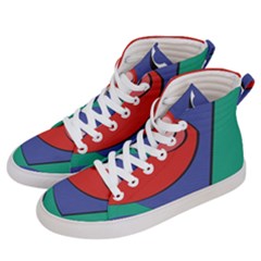 Clipart Portrait Illustration Men s Hi-top Skate Sneakers