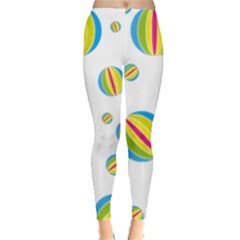 Balloon Ball District Colorful Leggings  by BangZart