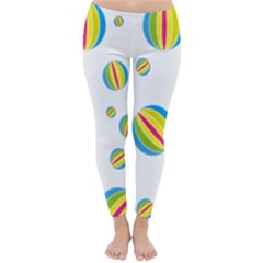 Balloon Ball District Colorful Classic Winter Leggings by BangZart