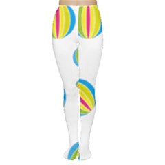 Balloon Ball District Colorful Women s Tights by BangZart