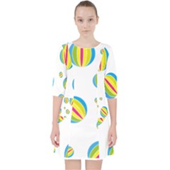 Balloon Ball District Colorful Pocket Dress