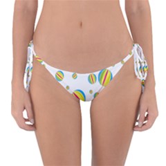 Balloon Ball District Colorful Reversible Bikini Bottom by BangZart