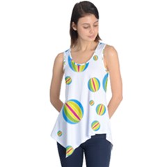 Balloon Ball District Colorful Sleeveless Tunic by BangZart