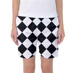 Grid Domino Bank And Black Women s Basketball Shorts