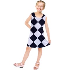 Grid Domino Bank And Black Kids  Tunic Dress