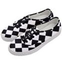 Grid Domino Bank And Black Women s Classic Low Top Sneakers View2