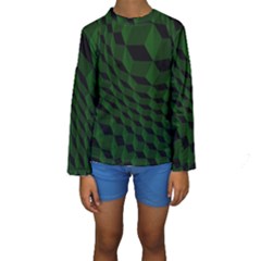 Pattern Dark Texture Background Kids  Long Sleeve Swimwear by BangZart