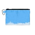 Sky Blue Blue Sky Clouds Day Canvas Cosmetic Bag (Medium) View1