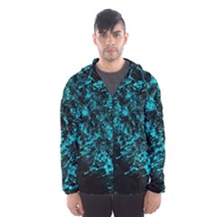 Blue Splash Hooded Wind Breaker (men) by berwies