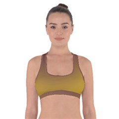 Course Colorful Pattern Abstract Cross Back Sports Bra